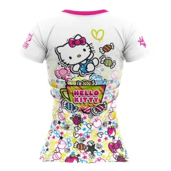 Women OTSO Women's Short Sleeve Shirt Hello Kitty Sweet -