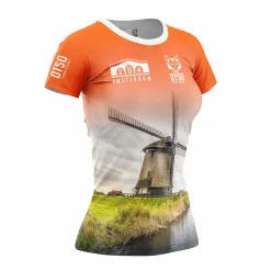 Women OTSO Women's Short Sleeve Shirt Run Barcelona -