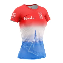 Women OTSO Women's Short Sleeve Shirt Run Rotterdam -
