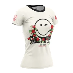 Women OTSO Women's Short Sleeve Shirt Smiley vintage -