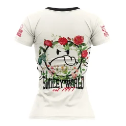 Women OTSO Women's Short Sleeve Shirt Smiley vintage -