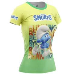 Women OTSO Women's Short Sleeve Shirt Smurf Running