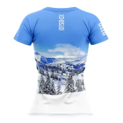 Women OTSO Women's Short Sleeve Shirt Snow Forest -