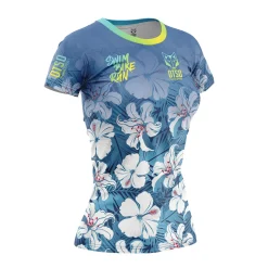 Women OTSO Women's short sleeve shirt - Swim Bike Run Flower