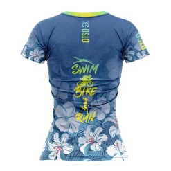 Women OTSO Women's short sleeve shirt - Swim Bike Run Flower