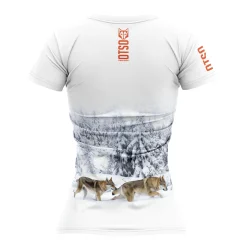Women OTSO Women's Short Sleeve Shirt Wolf -