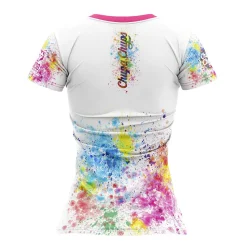 Women OTSO Women's Short Sleeve T-shirt Chupa Chups Paint