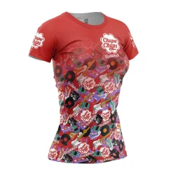 Women OTSO Women's Short Sleeve T-shirt Chupa Chups Rock'n'Roll