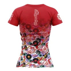 Women OTSO Women's Short Sleeve T-shirt Chupa Chups Rock'n'Roll