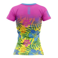 Women OTSO Women's Short Sleeve T-shirt - Floral Pink