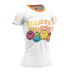 Women OTSO Women's Short Sleeve T-Shirt SmileyWorld Believe