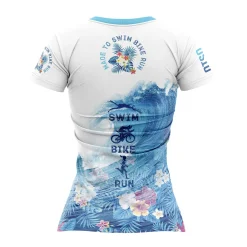 Women OTSO Women's short sleeve t-shirt - Swim Bike Run Wave