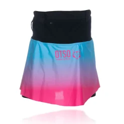 OTSO Women's Skirt - Light Blue & Fluo Pink