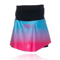 OTSO Women's Skirt - Light Blue & Fluo Pink