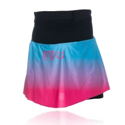 OTSO Women's Skirt - Light Blue & Fluo Pink