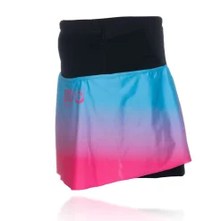 OTSO Women's Skirt - Light Blue & Fluo Pink