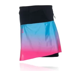 OTSO Women's Skirt - Light Blue & Fluo Pink