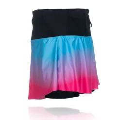 OTSO Women's Skirt - Light Blue & Fluo Pink
