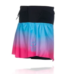 OTSO Women's Skirt - Light Blue & Fluo Pink