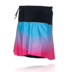 OTSO Women's Skirt - Light Blue & Fluo Pink