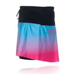 OTSO Women's Skirt - Light Blue & Fluo Pink