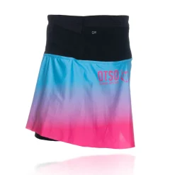 OTSO Women's Skirt - Light Blue & Fluo Pink