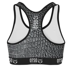 OTSO Women's Sports Top Black Snake