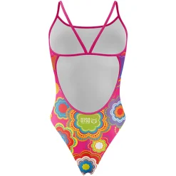 Women OTSO Women's Swimsuit Chupa Chups Floral Pink -