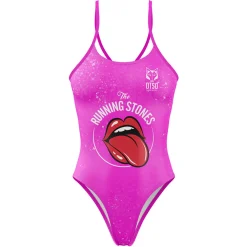 Women OTSO Women's swimsuit - Running Stones Pink