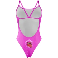Women OTSO Women's swimsuit - Running Stones Pink