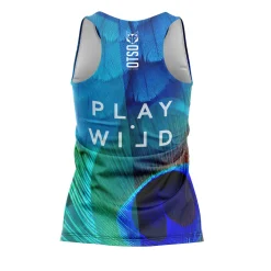 Women OTSO Women's Tank Padel Top - Blue Birds